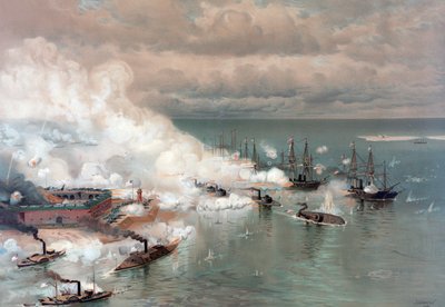 Battle of Mobile Bay by Thure de Thulstrup